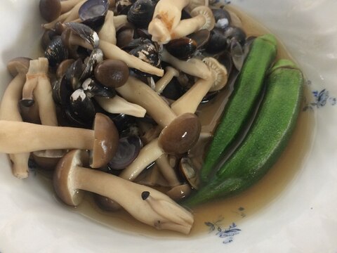 冷た〜くして、シジミの野菜スープ